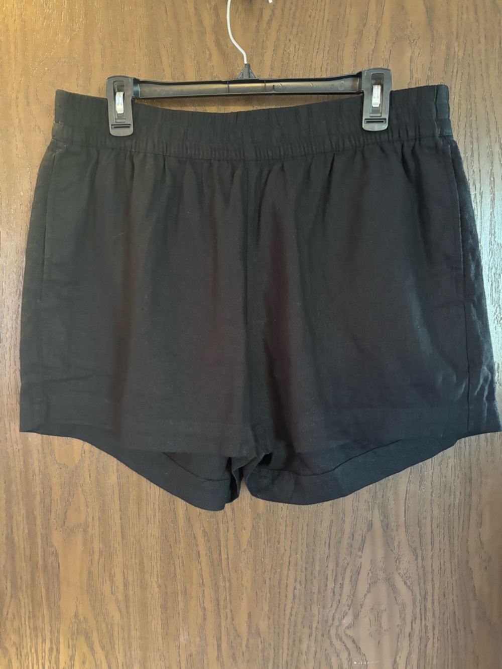 Old Navy Black Linen Shorts